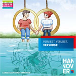 Titelseite der Broschüre 'Verliebt, verlobt, versorgt' Titelseite der Broschüre 'Verliebt, verlobt, versorgt'